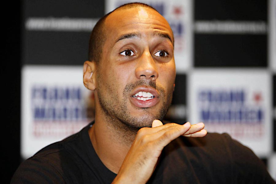 James DeGale gets his point across