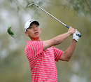 Anthony Kim plays during the second round at the Phoenix Open