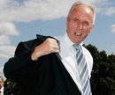 Sven-Goran Eriksson arrives prior to the match between Barnet and Notts County