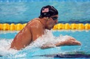 Michael Phelps competes in the Men's 400m Individual Medley final