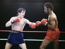 Barry McGuigan fights Eusebio Pedroza for the WBA title