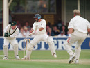 Nasser Hussain slashes one of his way to a double-century