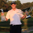 Bill Haas enjoys the spoils of victory
