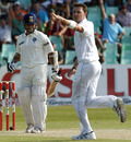 Dale Steyn gets the big wicket of Sachin Tendulkar