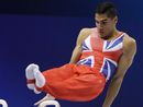 Louis Smith competes on his way to winning bronze medal