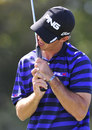 Billy Horschel looks to take a chunk out of his putter