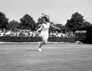 Pat Stewart plays at Wimbledon