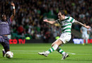 Anthony Stokes rifles the ball into the corner