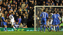 Club Brugge's Thomas Meunier scores the opening goal