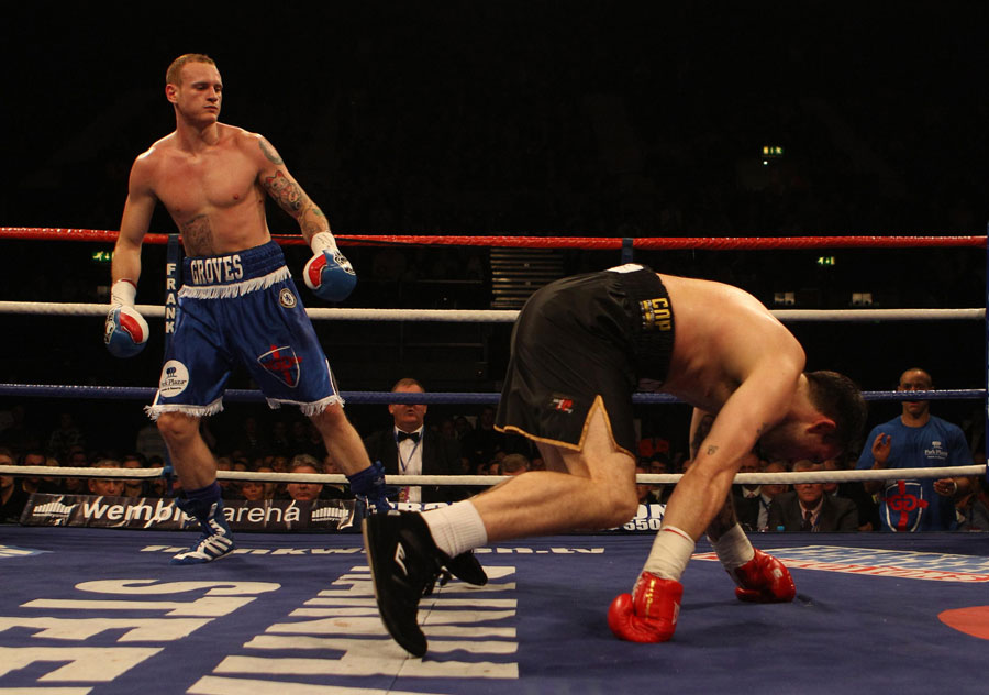 George Groves sends Paul Smith to the canvas