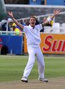 Dale Steyn successfully appeals for Shaun Marsh's wicket