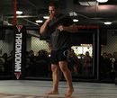 Cain Velasquez works out for the media and fans during the UFC on Fox open workouts