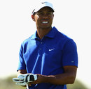 Tiger Woods shows his frustration