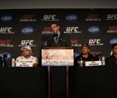 Dan Henderson and Mauricio Shogun Rua at the UFC 139 pre-fight press conference