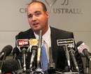 Mickey Arthur, Australia's new coach, at a press conference