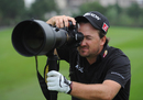 Graeme McDowell tries his luck behind the camera