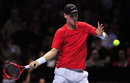 Tomas Berdych lines up a forehand
