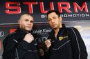Martin Murray and Felix Sturm pose in Germany