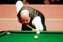 Willie Thorne lines up a shot