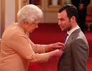 Mark Cavendish receives his MBE