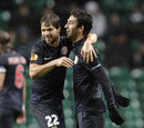 Arda Turan celebrates with Diego