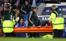 Lucas Leiva is taken off on a stretcher