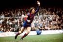Johan Cruyff celebrates a goal