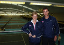 Judy Murray stands beside Leon Smith