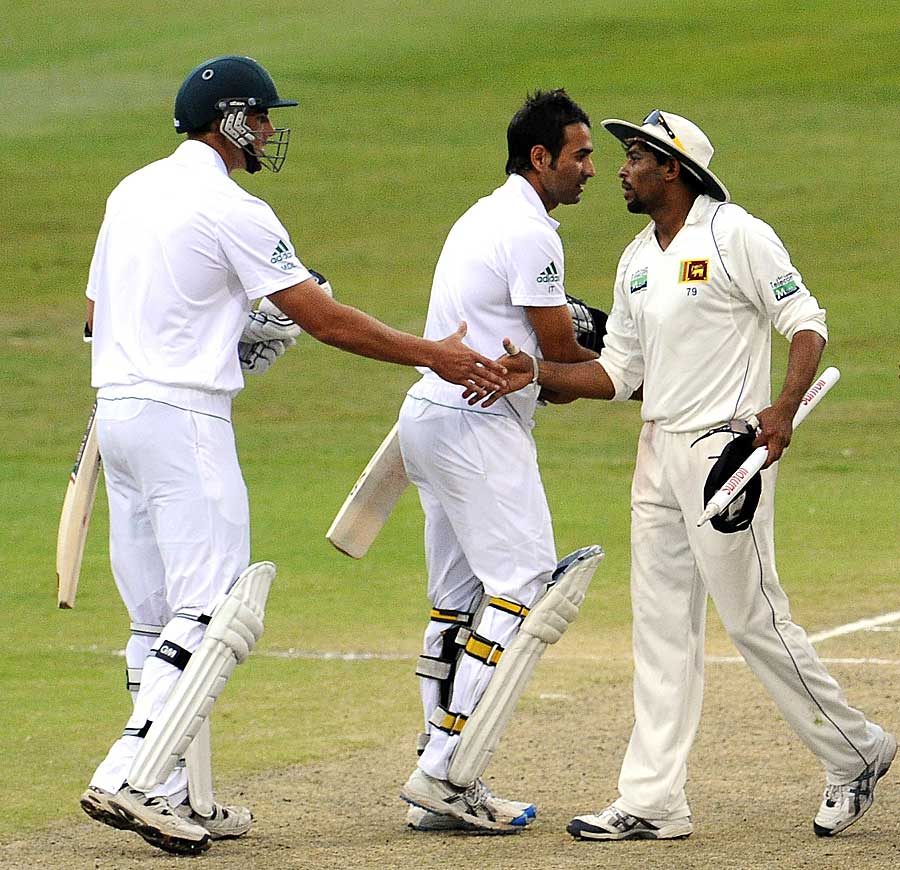 Tillakaratne Dilshan celebrated his first Test win as captain