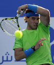 Rafael Nadal fizzes a forehand