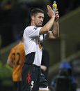 Gary Cahill salutes the Bolton crowd