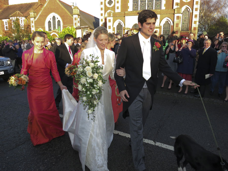 Alastair Cook, the England one-day captain, was married on New Year's Eve