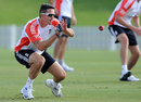 Kevin Pietersen takes a catch ahead of England's first warm-up match 