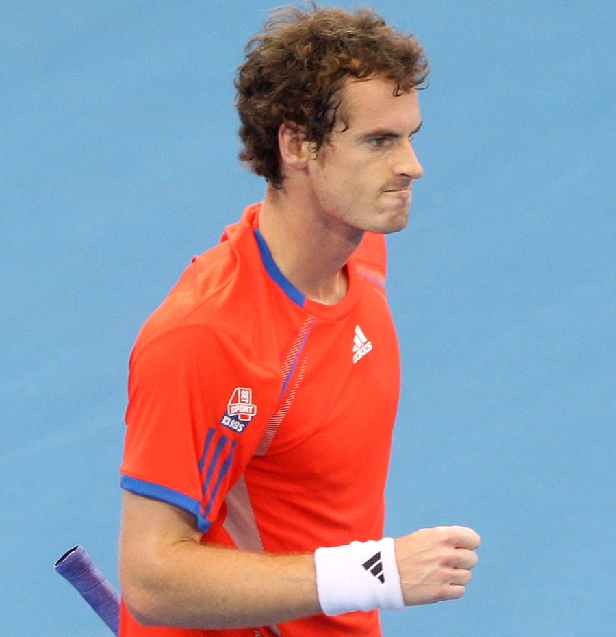 Andy Murray gets pumped after victory