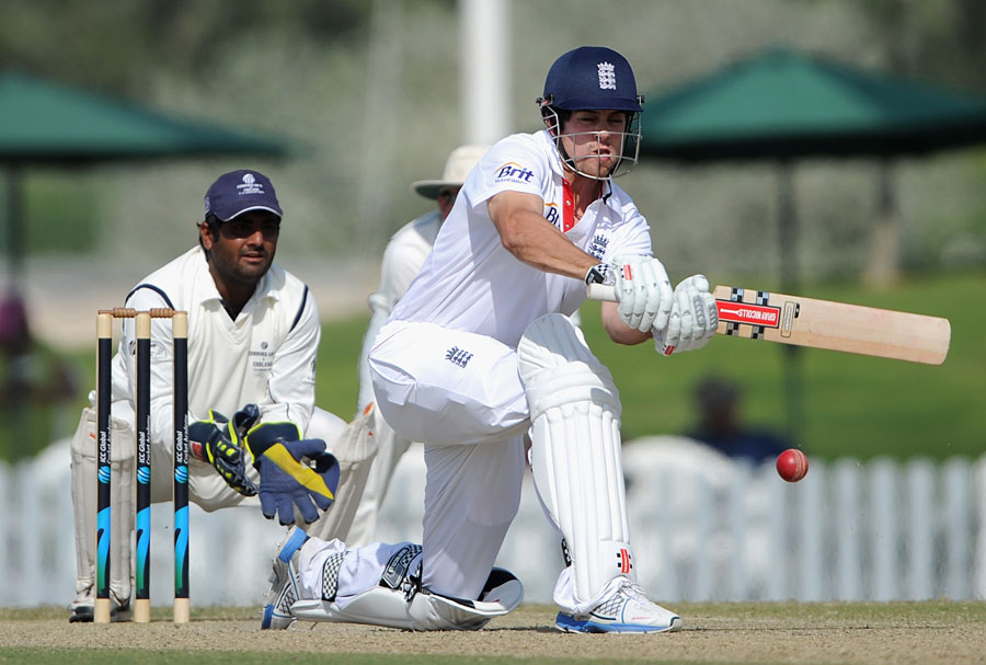 Alastair Cook top-scored for England with 76