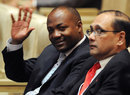 Brian Lara attends the closing ceremony of the Overseas Indian Congress