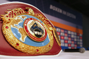 The WBO world title belt