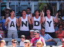 Andy Murray is cheered on by his fans