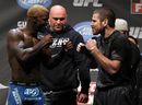 Melvin Guillard and Jim Miller face off after weighing in
