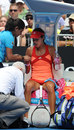 Ana Ivanovic receives treatment from the doctor