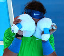 Rafael Nadal cools down