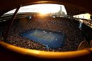 A general view of Rod Laver Arena as the sun goes down
