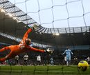 Mario Balotelli scores from the penalty spot
