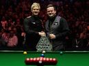 Neil Robertson and Shaun Murphy pose ahead of the final