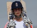 Jonathan Trott attends a practice session