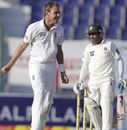 Stuart Broad celebrates taking the wicket of Pakistan's Adnan Akmal
