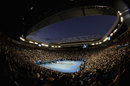 The crowd on Rod Laver Arena watch the action