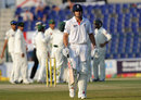 Alastair Cook made 94 before falling to Saeed Ajmal