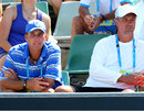 Ivan Lendl watches on