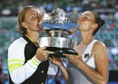 Svetlana Kuznetsova and Vera Zvonareva revel in their victory